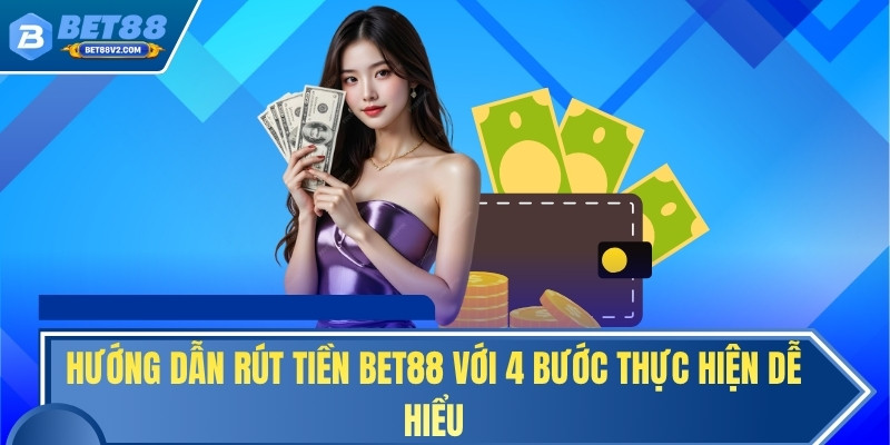 Hướng dẫn rút tiền BET88 với 4 bước thực hiện dễ hiểu